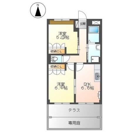 サンフォレスト・Ｔの物件間取画像